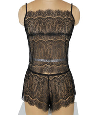 GD Polyester Lingeries Scarlet Lace Camisole and Short Set Floral Lace Nightwear for Women Nightdress for Ladies & Girls